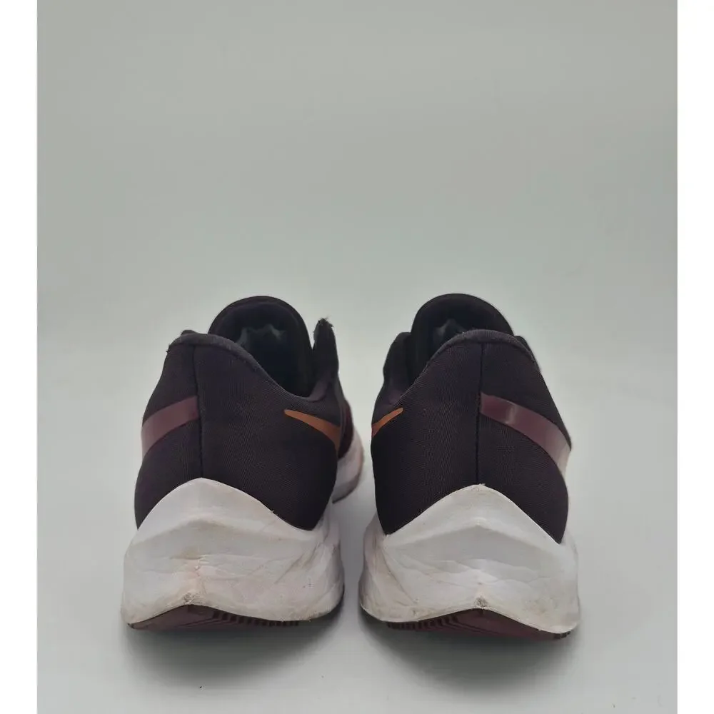 Nike Zoom Winflo 6 Running Shoes Women’s Size 9 Burgundy Orange Sneakers
